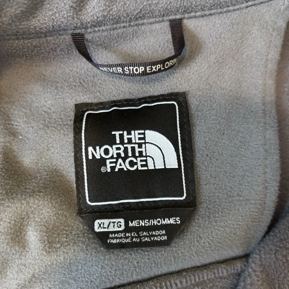 North Face Jacket Mens‎ XL Charcoal Lightweight Windwall Fleece Lined